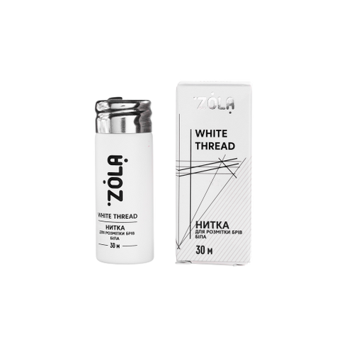 ZOLA Marking Thread 30m White for brow mapping