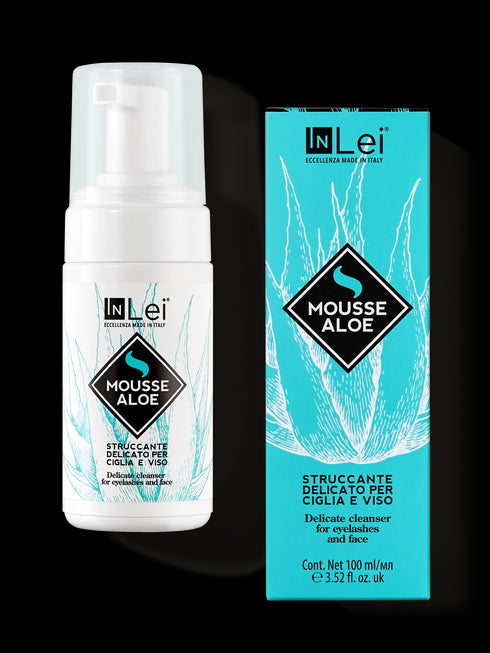 InLei® "Mousse" Delicate Make-up Remover for Eyelashes and Face Aloe