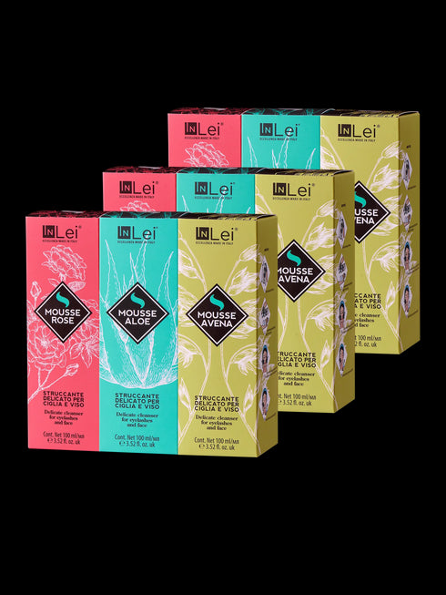 InLei® "Mousse" Delicate Make-up Remover for Eyelashes and Face
