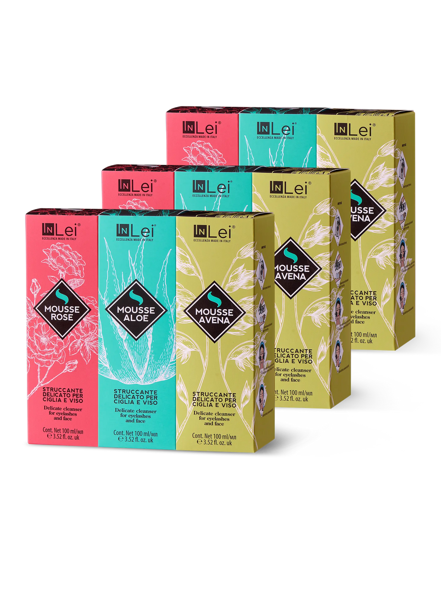 InLei® "Mousse" Delicate Make-up Remover for Eyelashes and Face