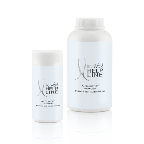 ItalWax Help Line Anti-Sweat Powder 30g and 90g - with kaolin and calamine – pre-wax powder to control sweating, improve wax adherence and protect skin