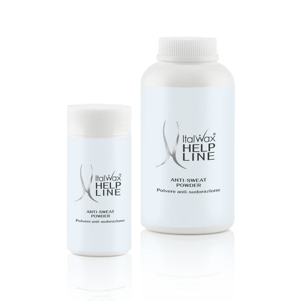 ItalWax Help Line Anti-Sweat Powder 30g and 90g - with kaolin and calamine – pre-wax powder to control sweating, improve wax adherence and protect skin