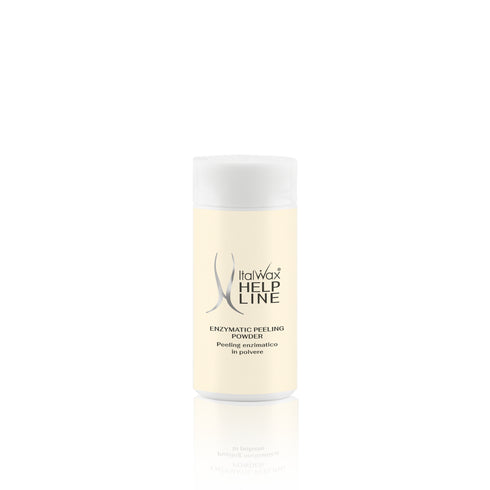 ItalWax Help Line Enzymatic Peeling Powder 30g – enzyme-based pre-wax exfoliating powder to remove dead skin cells, prevent ingrown hairs and prepare skin for hair removal