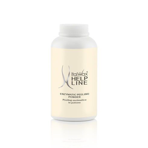 ItalWax Help Line Enzymatic Peeling Powder 90g – enzyme-based pre-wax exfoliating powder to remove dead skin cells, prevent ingrown hairs and prepare skin for hair removal