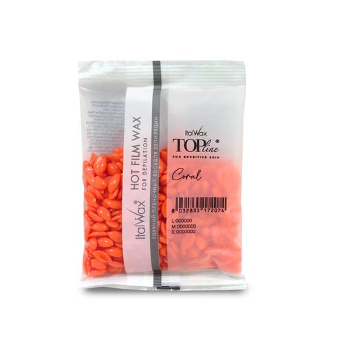 Italwax Top Line Hard Wax 100g sample Coral
