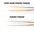 Suzanne Egan Gold Tool Collection combo scissors and tweezers