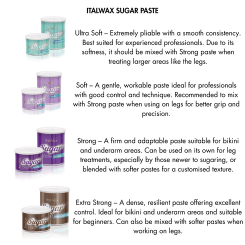 Italwax Sugar Paste Soft 1.2kg or 600g