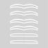 Eyebrow Precision Shape Guides/Stencil styles