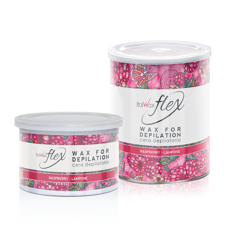 Italwax Flex Lipsoluble Wax Raspberry 800ml/400ml