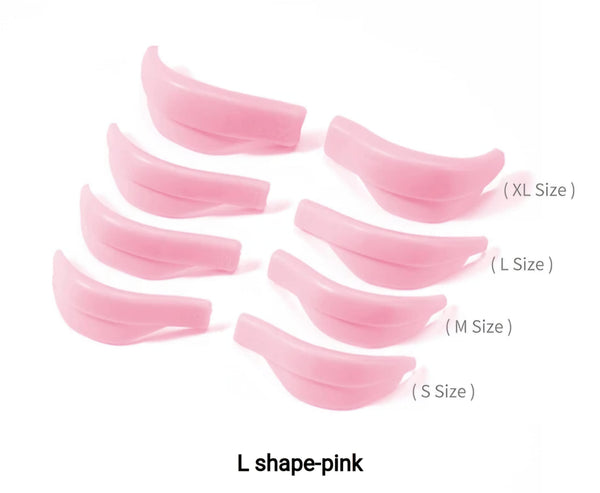 L- Shaped Hybrid glue-free lash lift shields