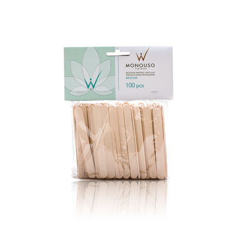 ItalWax Wooden medium Spatula 100 pcs