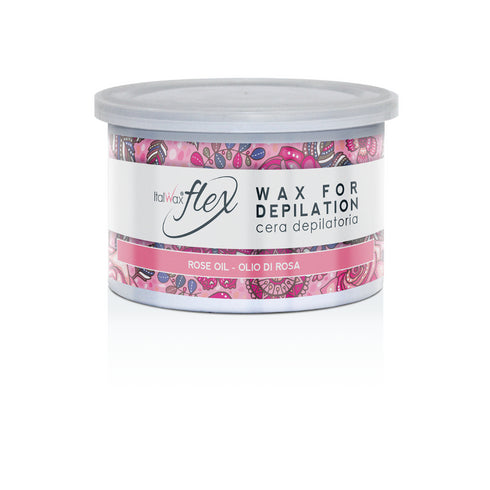 Italwax Flex Lipsoluble Wax Rose Oil 800ml/400ml