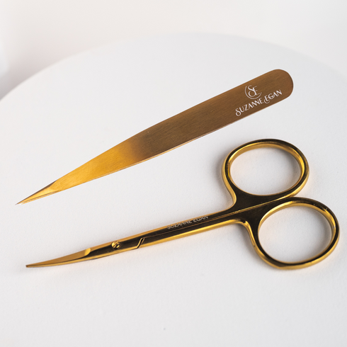 Suzanne Egan Gold Tool Collection tweezer close-up