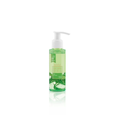 Italwax Pre-Wax Gel Aloe Vera application on skin